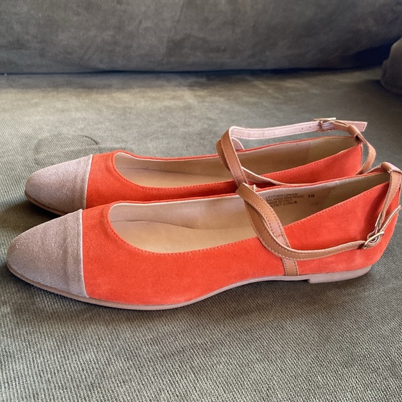 Anthropologie Seychelles Just The Beginning Colorblock Flats Women's Size 10 - Picture 6 of 11